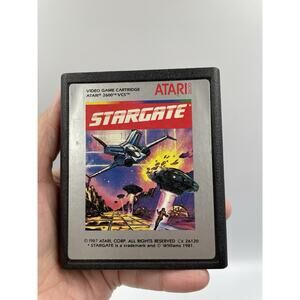 STARGATE Atari 2600 Authentic NTSC Game Cartridge Cleaned Tested Working